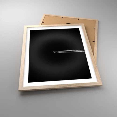 Poster in light oak frame - Into Another Dimension - 40x50 cm