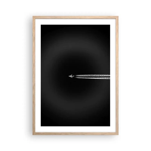 Poster in light oak frame - Into Another Dimension - 50x70 cm