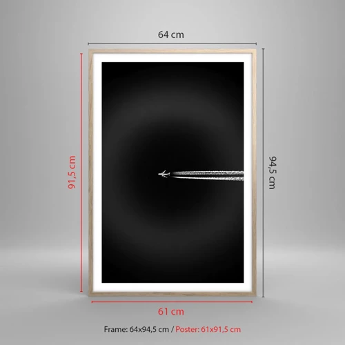 Poster in light oak frame - Into Another Dimension - 61x91 cm