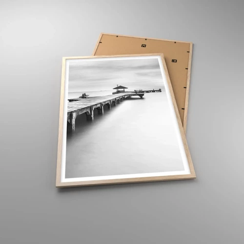 Poster in light oak frame - Into the Distance - 61x91 cm