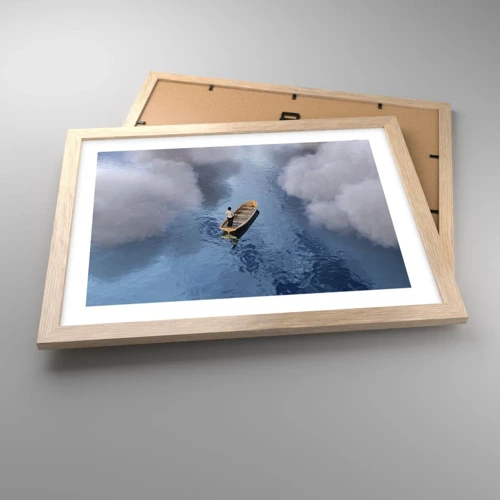 Poster in light oak frame - Life - Travel - Unknown - 40x30 cm