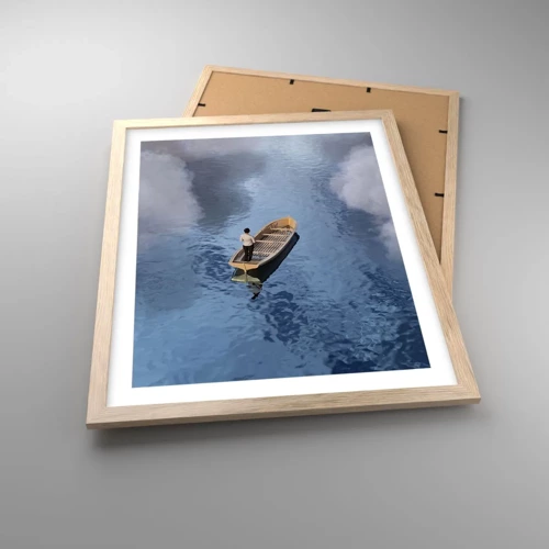 Poster in light oak frame - Life - Travel - Unknown - 40x50 cm