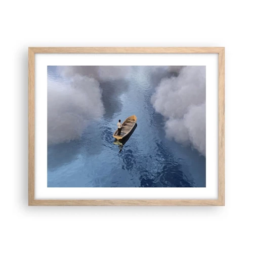 Poster in light oak frame - Life - Travel - Unknown - 50x40 cm