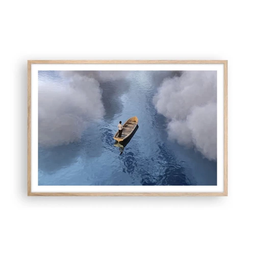 Poster in light oak frame - Life - Travel - Unknown - 91x61 cm