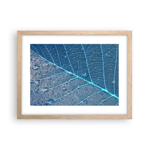 Poster in light oak frame - Life in the Blue - 40x30 cm