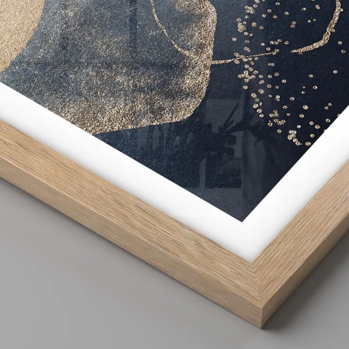 Poster in light oak frame - Lightness of Being - 70x100 cm