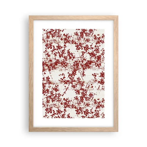 Poster in light oak frame - Like Old-fashioned Percale - 30x40 cm