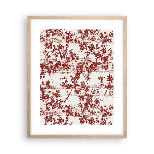 Poster in light oak frame - Like Old-fashioned Percale - 40x50 cm