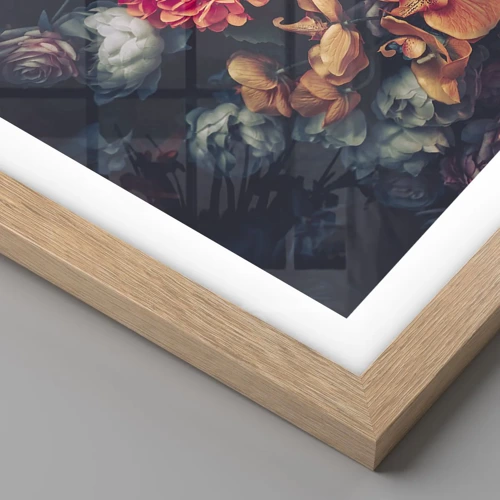 Poster in light oak frame - Like at Dutch Masters - 50x70 cm