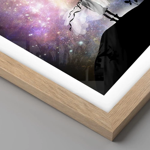 Poster in light oak frame - Little Prince - 70x100 cm