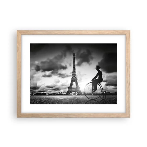 Poster in light oak frame - Longing for Belle Epoque - 40x30 cm