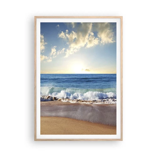 Poster in light oak frame - Moving Still - 70x100 cm