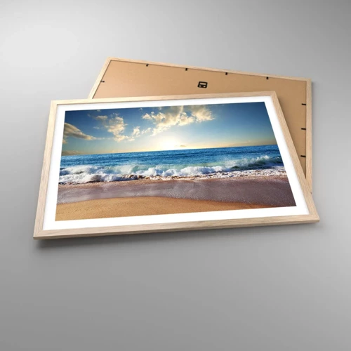 Poster in light oak frame - Moving Still - 70x50 cm