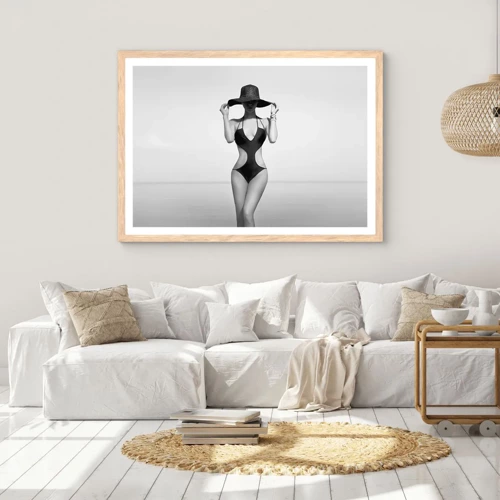 Poster in light oak frame - My Name Is: Elegance - 40x30 cm