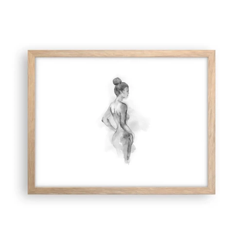 Poster in light oak frame - Pretty As a Picture - 40x30 cm