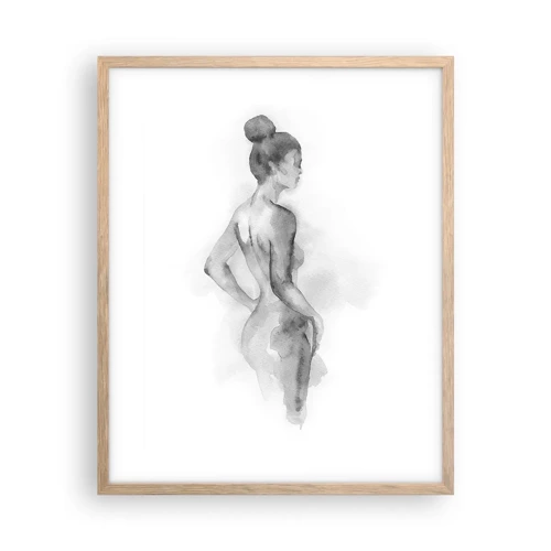 Poster in light oak frame - Pretty As a Picture - 40x50 cm