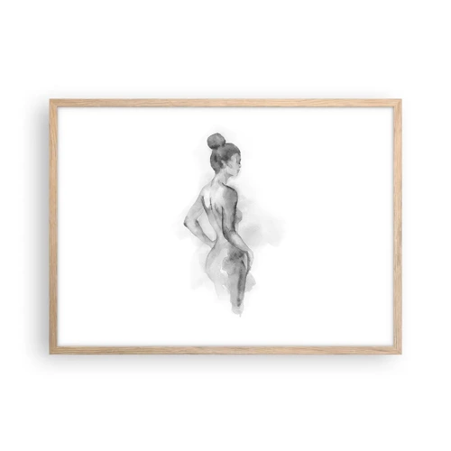 Poster in light oak frame - Pretty As a Picture - 70x50 cm