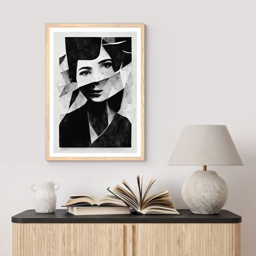 Poster in light oak frame - Really What You Are Like... - 70x100 cm