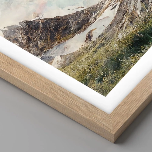 Poster in light oak frame - Rocky Blades - 50x70 cm