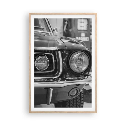 Poster in light oak frame - Rough Ride - 61x91 cm