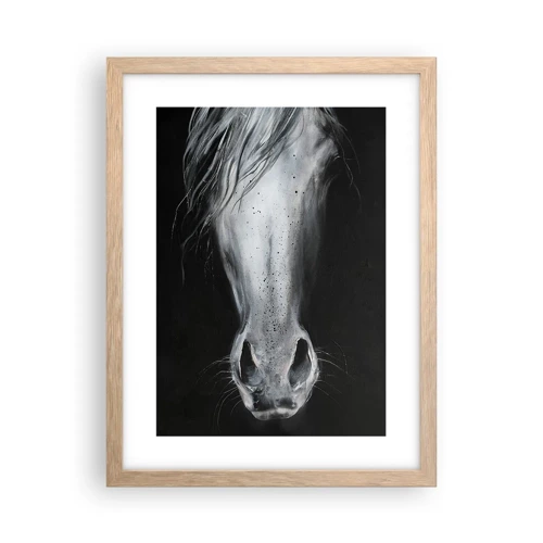 Poster in light oak frame - Seductive Look - 30x40 cm