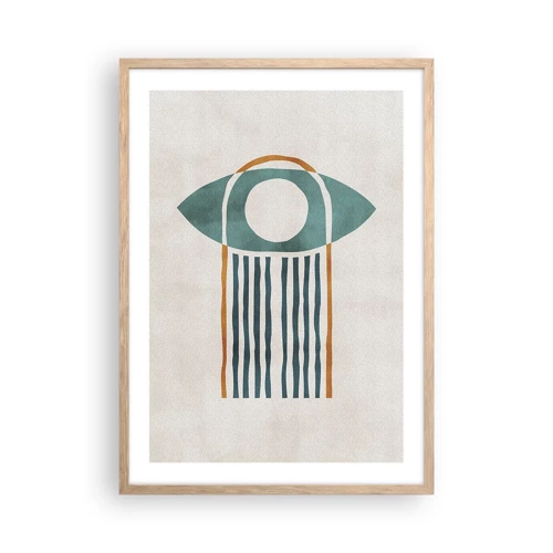 Poster in light oak frame - Signs and Rituals - 50x70 cm