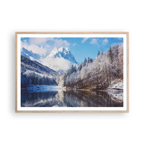 Poster in light oak frame - Snow Patrol - 100x70 cm