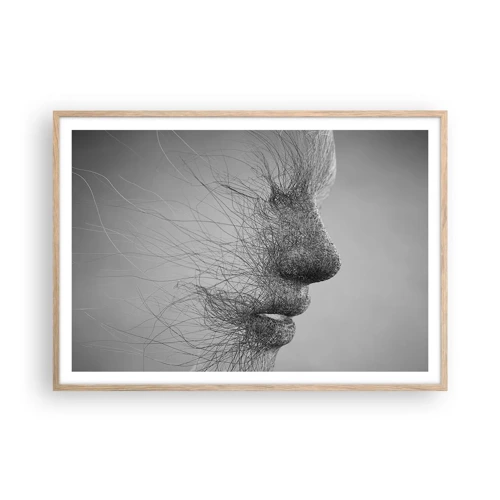 Poster in light oak frame - Spirit of the Wind - 100x70 cm