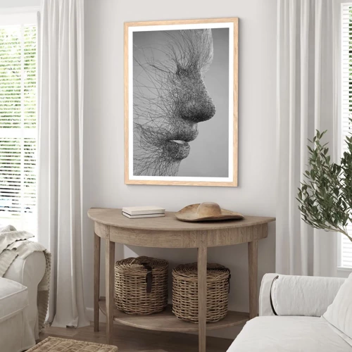 Poster in light oak frame - Spirit of the Wind - 40x50 cm