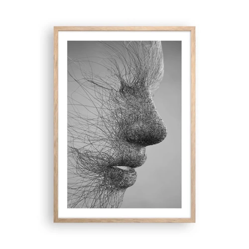 Poster in light oak frame - Spirit of the Wind - 50x70 cm