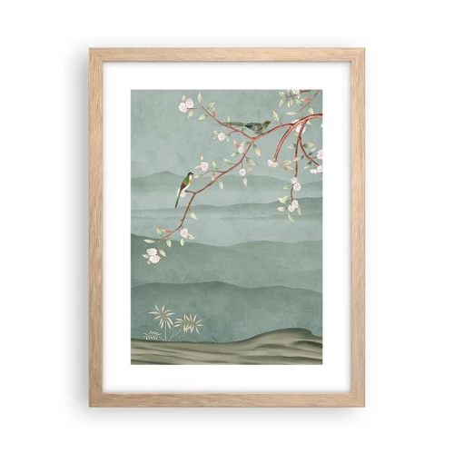 Poster in light oak frame - Spring, It Is You - 30x40 cm