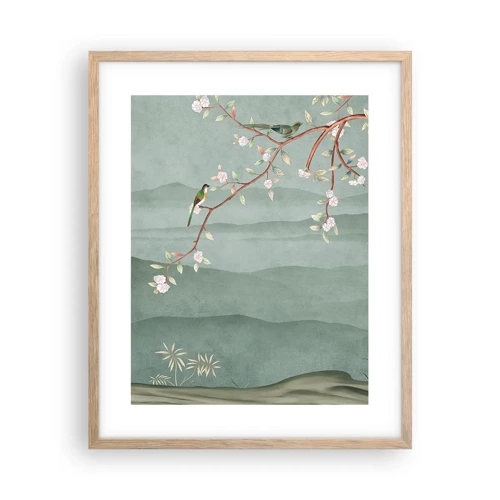 Poster in light oak frame - Spring, It Is You - 40x50 cm