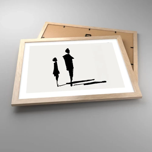 Poster in light oak frame - Surely Together? - 40x30 cm