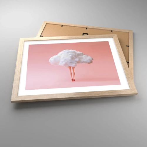 Poster in light oak frame - Sweet Promise - 40x30 cm