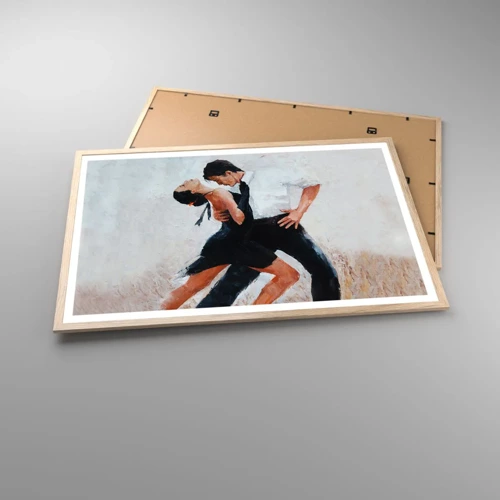 Poster in light oak frame - Tango of My Dreams - 91x61 cm