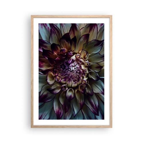 Poster in light oak frame - The Blossoming of Youth - 50x70 cm