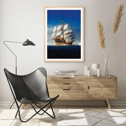 Poster in light oak frame - The Great Glory! - 40x50 cm