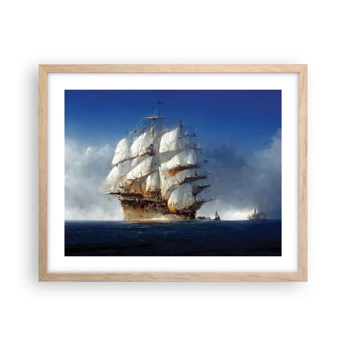 Poster in light oak frame - The Great Glory! - 50x40 cm