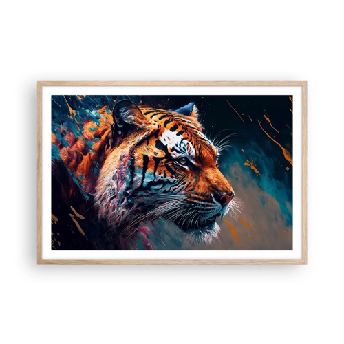 Poster in light oak frame - Wild Beauty - 91x61 cm