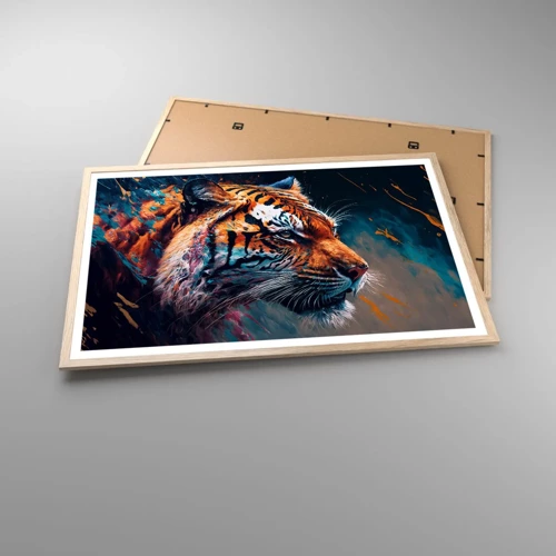 Poster in light oak frame - Wild Beauty - 91x61 cm