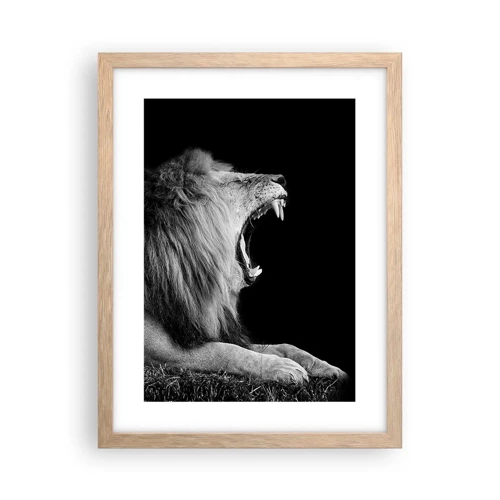 Poster in light oak frame - Without Any Doubt - 30x40 cm