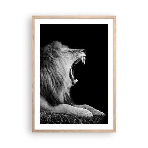 Poster in light oak frame - Without Any Doubt - 50x70 cm