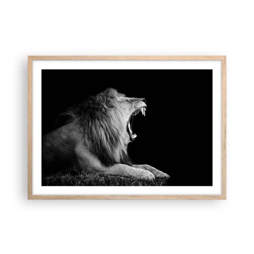 Poster in light oak frame - Without Any Doubt - 70x50 cm