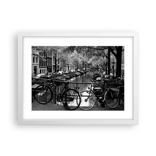 Poster in white frmae - A Very Dutch View - 40x30 cm