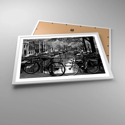 Poster in white frmae - A Very Dutch View - 70x50 cm