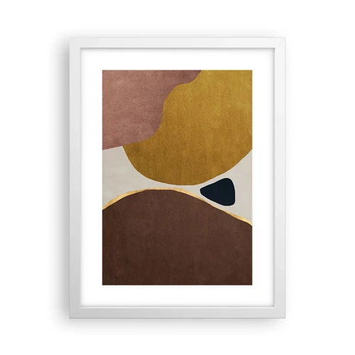 Poster in white frmae - Abstract - Place in sSace - 30x40 cm