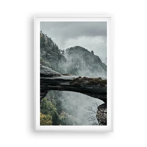 Poster in white frmae - Adventure Is About to Start - 61x91 cm