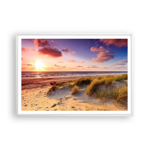 Poster in white frmae - Air Smells of Summer - 100x70 cm