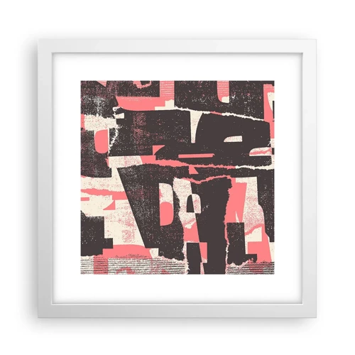 Poster in white frmae - All that Chaos - 30x30 cm