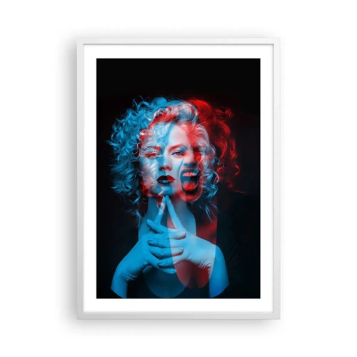 Poster in white frmae - Alter Ego - 50x70 cm